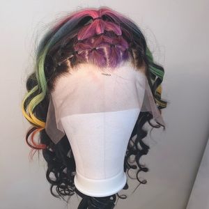 Lace front wig